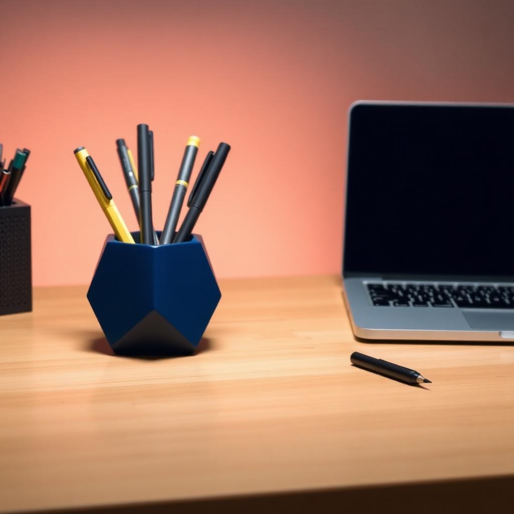 Hexagonal Pen Holder