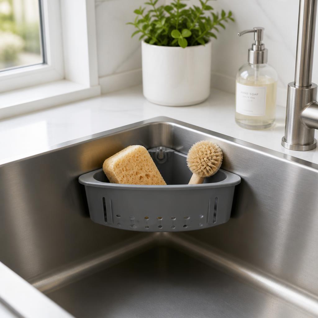 A tidy home for sponges & brushes